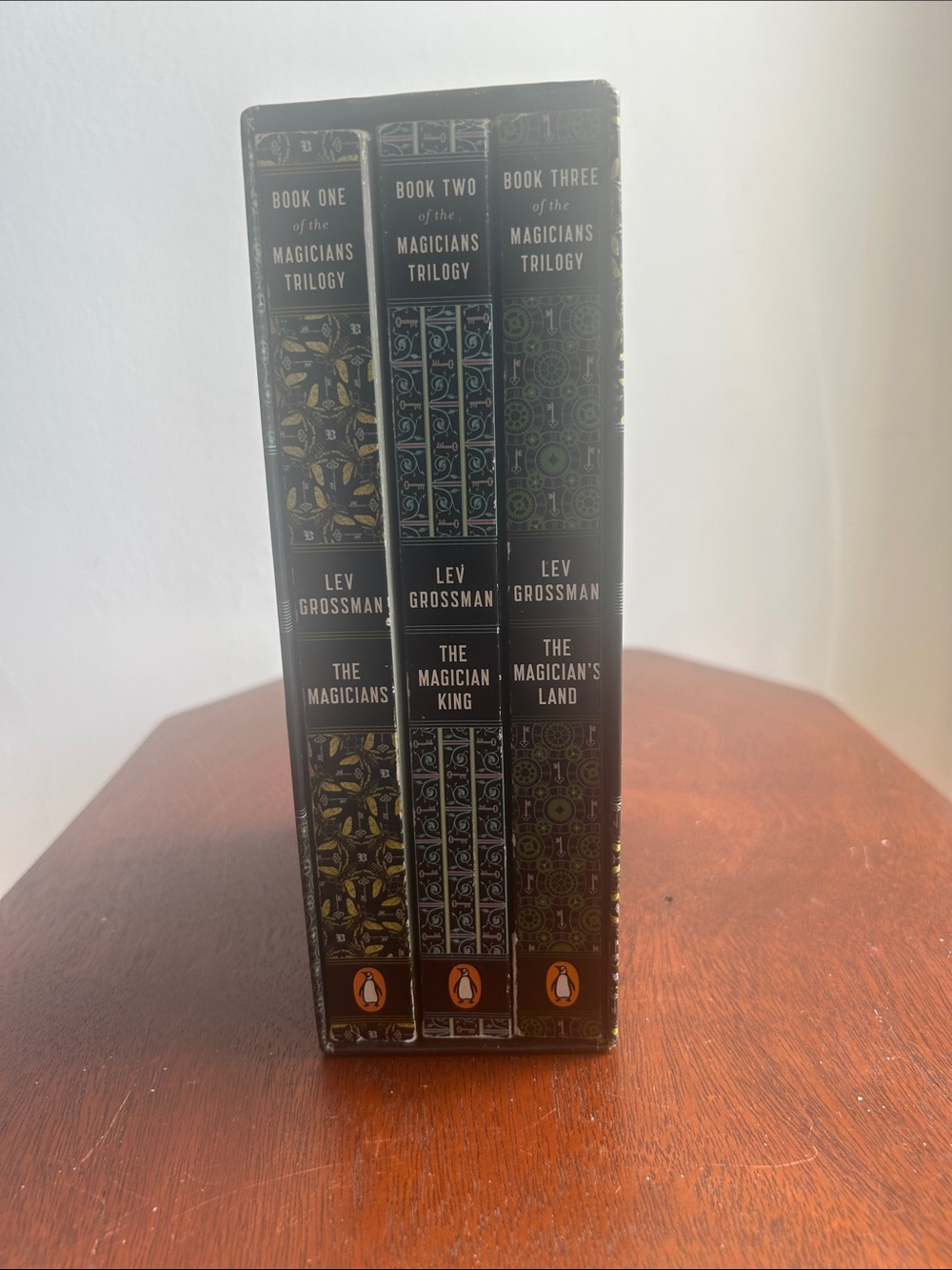 The Magicians Trilogy Box Set by Lev Grossman - Softcover, Green/Black